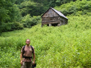The original residents of this cabin had a four-mile walk to the nearest road.
